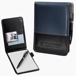 Blue Fold Over Reflections Jotter