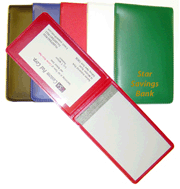 Black, Navy, Royal Blue, White, Green Sealed Vinyl Notepad Jotters